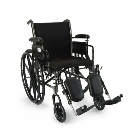 MCKESSON drive Cruiser III Manual Wheelchair, 18 Inch Seat Width 146-K318ADDA-ELR